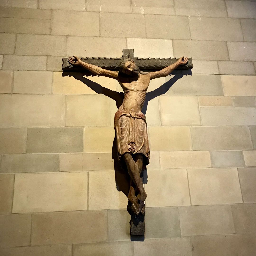 Crucifix with Jesus Christ at Grace Cathedral in San Francisco